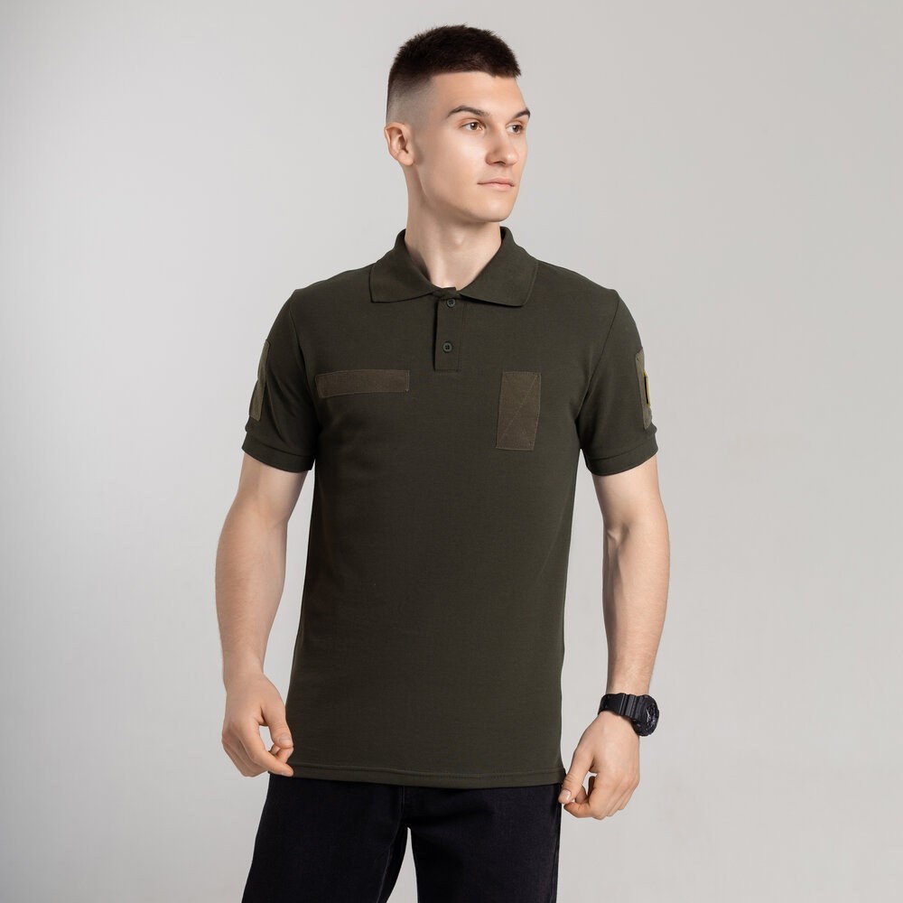 Легке тактичне літнє чоловіче хакі поло Pobedov Royal BATAL Військове, укр, укр