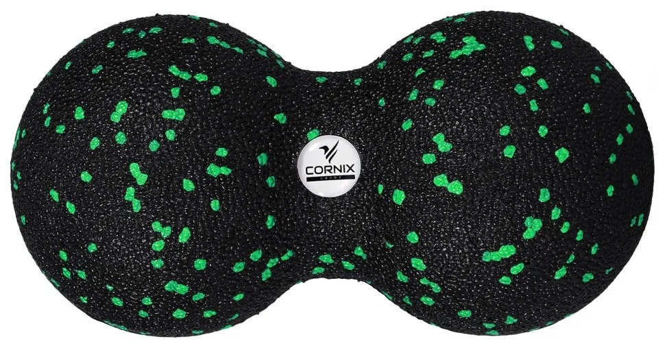Масажний м'яч подвійний Cornix EPP DuoBall 8 x 16 см XR-0123 (LFXR-0123)