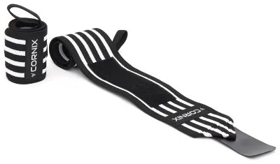 Бинты для запястий (кистовые бинты) Cornix Wrist Wraps XR-0194 Black/White
