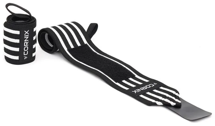 Бинты для запястий (кистовые бинты) Cornix Wrist Wraps XR-0194 Black/White