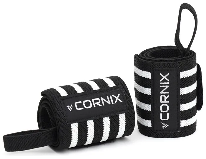 Бинты для запястий (кистовые бинты) Cornix Wrist Wraps XR-0194 Black/White