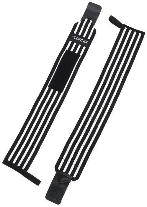 Бинты для запястий (кистовые бинты) Cornix Wrist Wraps XR-0194 Black/White