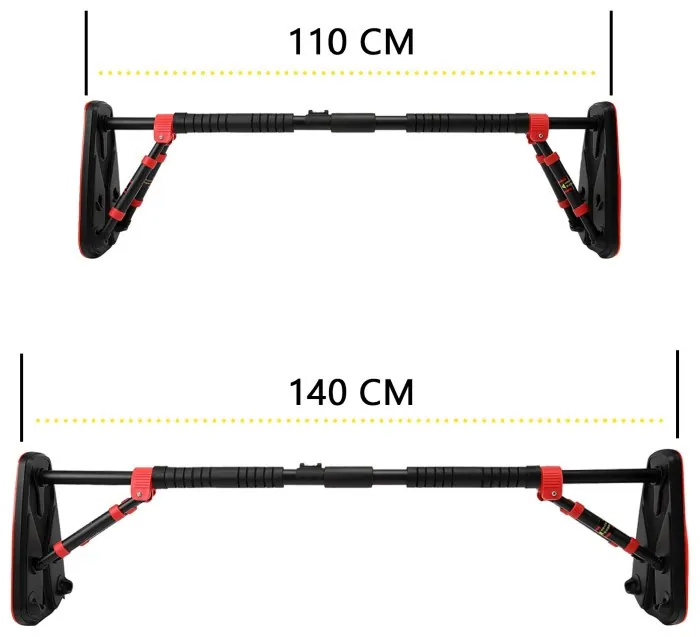 Турник раздвижной Cornix Elite+ 110-140 см XR-0295 Black/Red