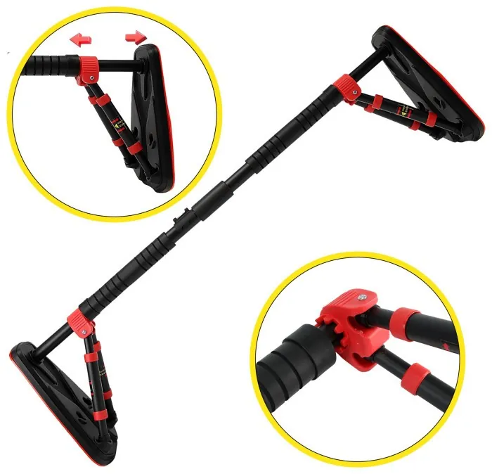 Турник раздвижной Cornix Elite+ 110-140 см XR-0295 Black/Red