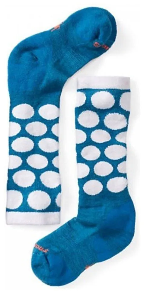 Шкарпетки для дівчаток Smartwool Wintersport All Over Dots Glacial Blue (33-36)