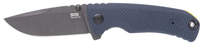 Розкладний ніж SOG Tellus ATK, Squid Ink/Yellow