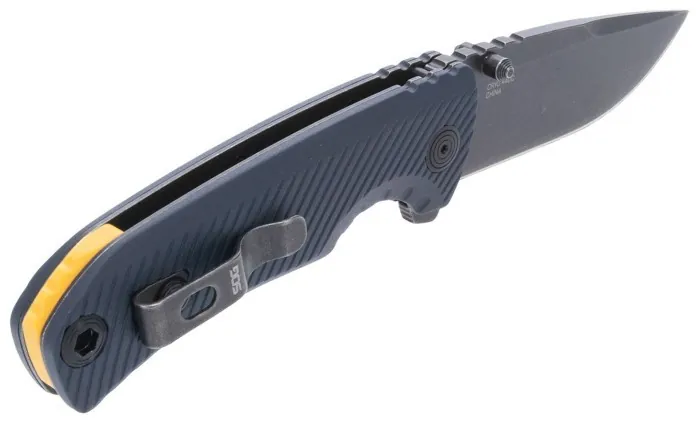 Розкладний ніж SOG Tellus ATK, Squid Ink/Yellow