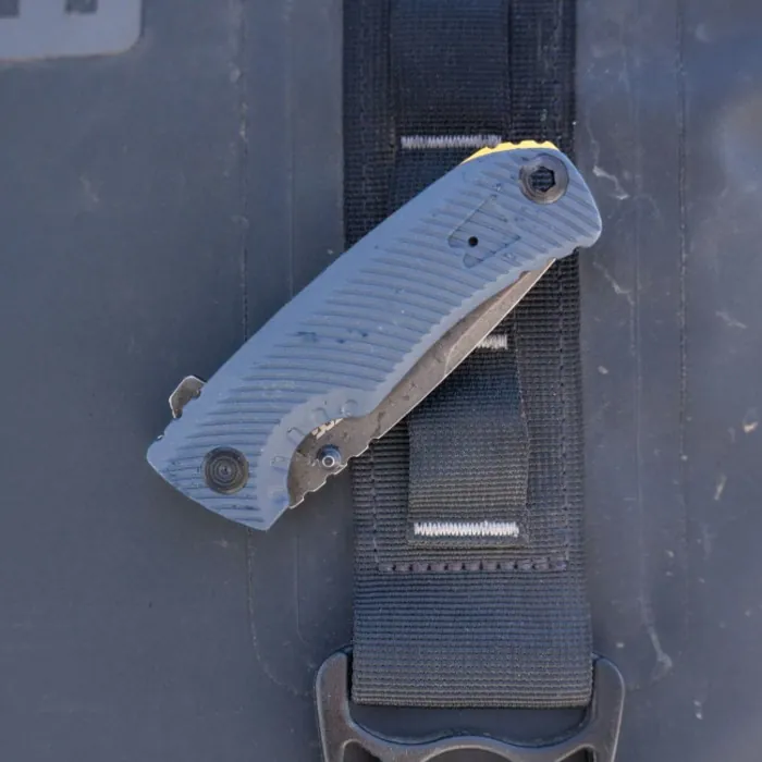 Розкладний ніж SOG Tellus ATK, Squid Ink/Yellow