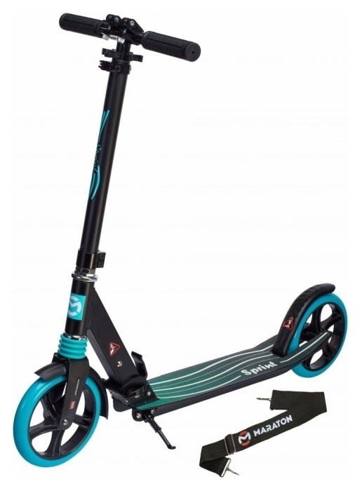 Самокат Maraton Sprint Бірюзовий, укр, укр