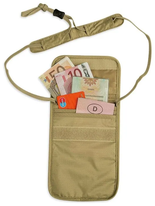 Кошелек нательный Tatonka Skin Folder Neck Pouch, Natural
