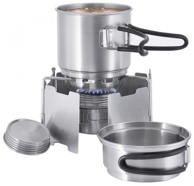 Спиртовий пальникTatonka Alcohol Burner Set, Silver