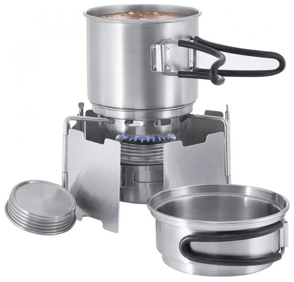Спиртовий пальникTatonka Alcohol Burner Set, Silver (SHM_TAT 4133.000)