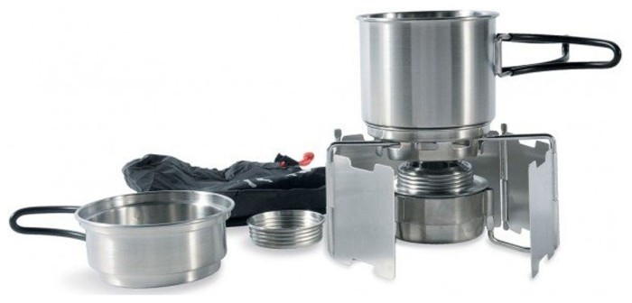 Спиртовий пальникTatonka Alcohol Burner Set, Silver