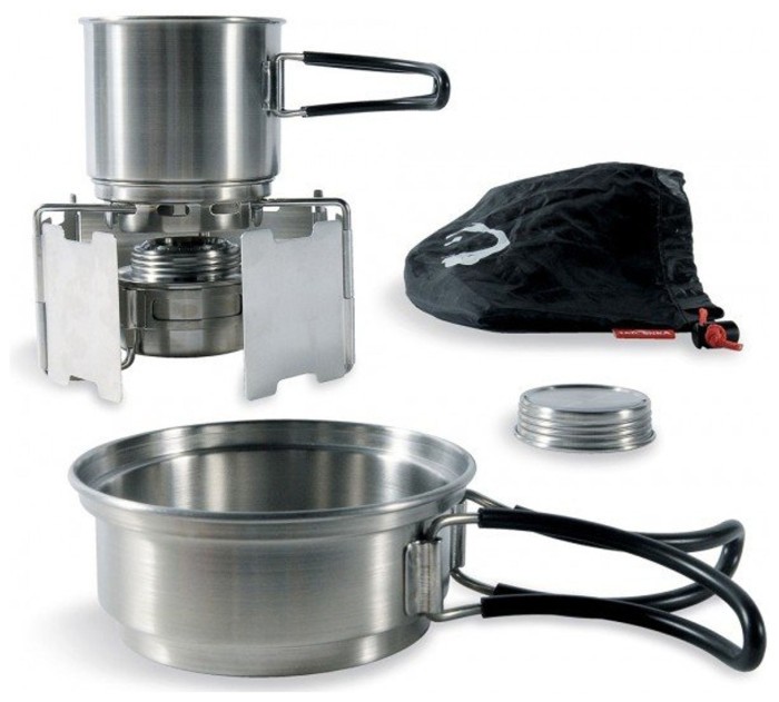 Спиртовая горелкаTatonka Alcohol Burner Set, Silver