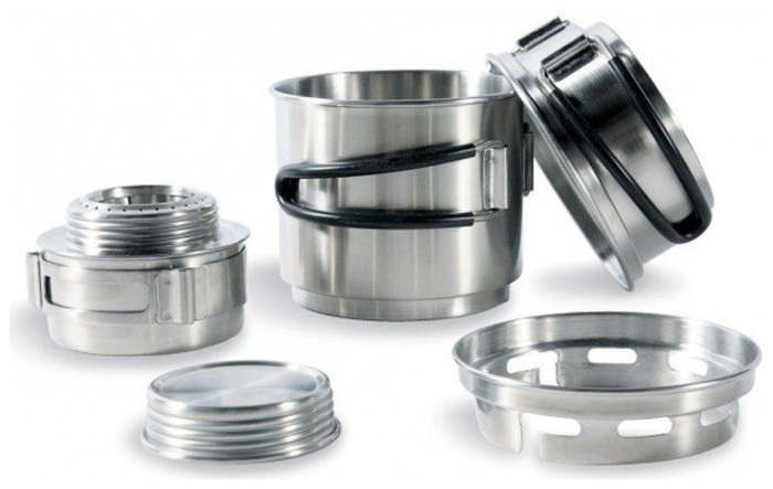 Спиртовая горелкаTatonka Alcohol Burner Set, Silver