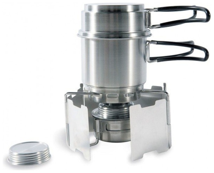 Спиртовая горелкаTatonka Alcohol Burner Set, Silver