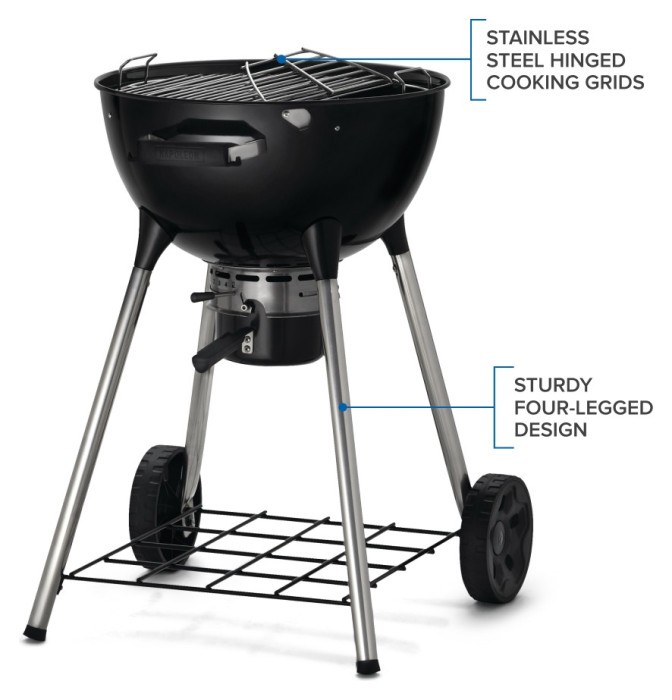 Угольный гриль 57 см Napoleon Premium Kettle NK22K-LEG-3