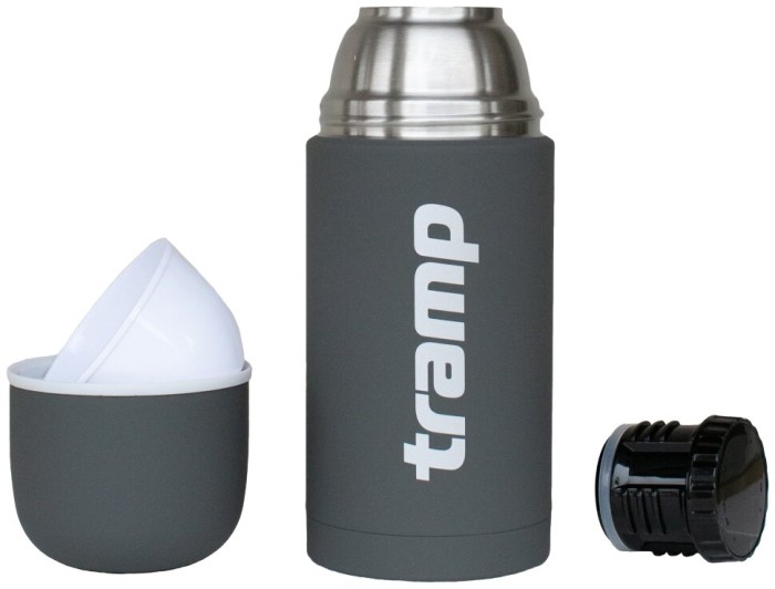 Термос TRAMP Soft Touch 0,75 л, Серый