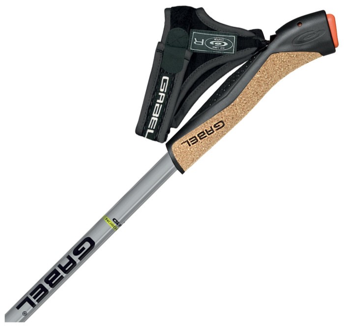 Палки для скандинавской ходьбы Gabel X-5 Black/Yellow 130 (7008351131300)