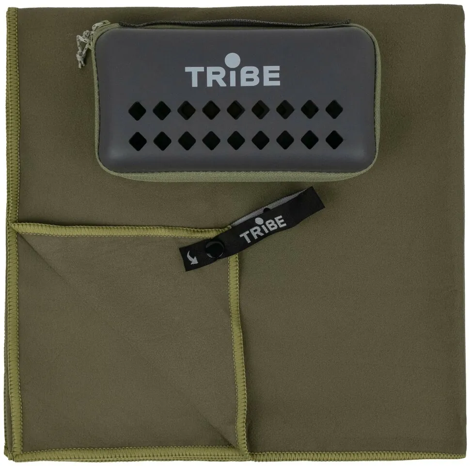 Рушник з мікрофібри Tribe Pocket Towel 60х120 см T-LC-0001-L (army-green)
