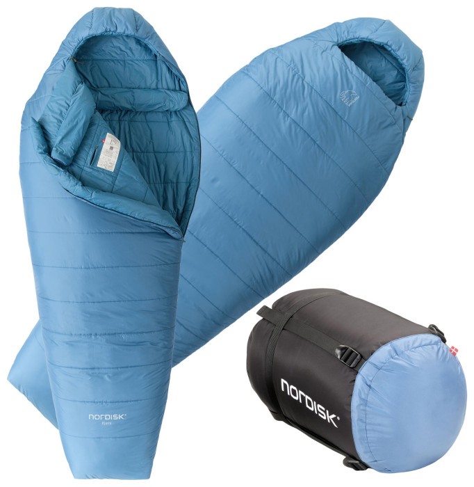 Спальний мішок Nordisk Bjarni 0°C Wide L Aegan Blue (10721310-101)