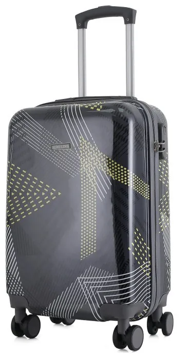 Валіза Semi Line 20" (S) Black Pattern (T5651-1)