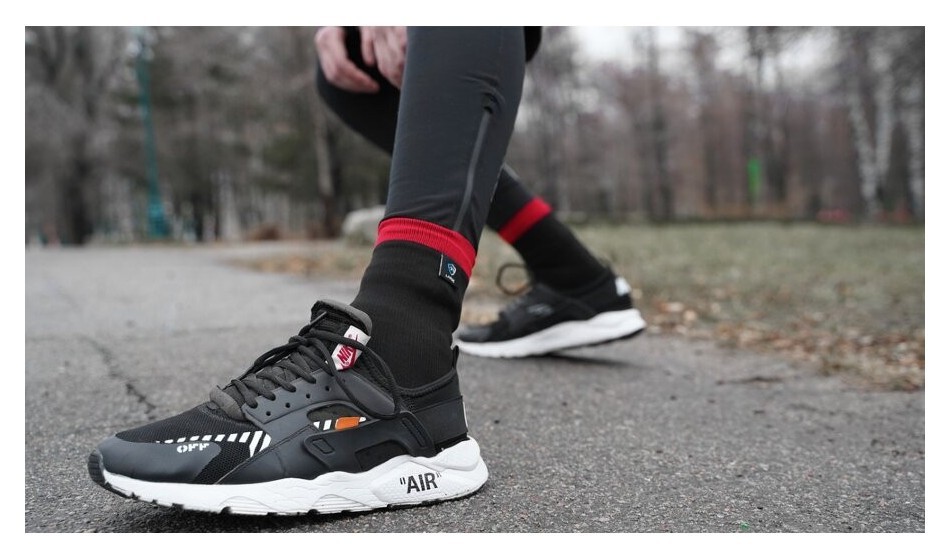 Шкарпетки водонепроникні Dexshell Running Lite, р-р XL,  червоні, укр, укр