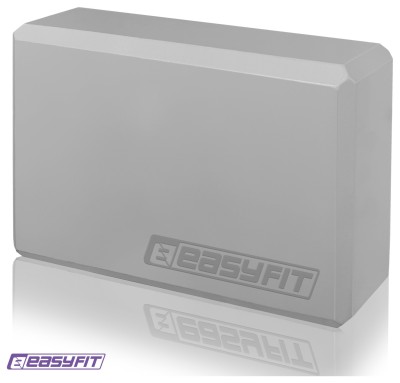 Блок для йоги EasyFit EVA Серый