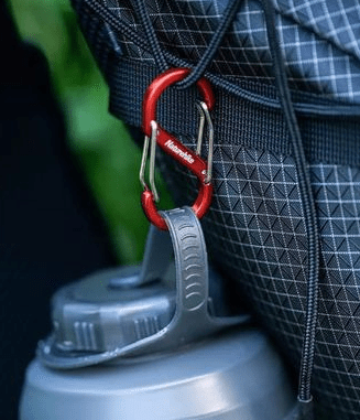 Карабін багатофункціональний Naturehike S-type NH20GS004, 88 мм, 1 шт, червоний