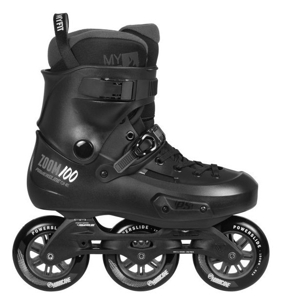Фріскейт ролики POWERSLIDE ( 908336 ) Zoom Pro Black 100 2025, укр, укр