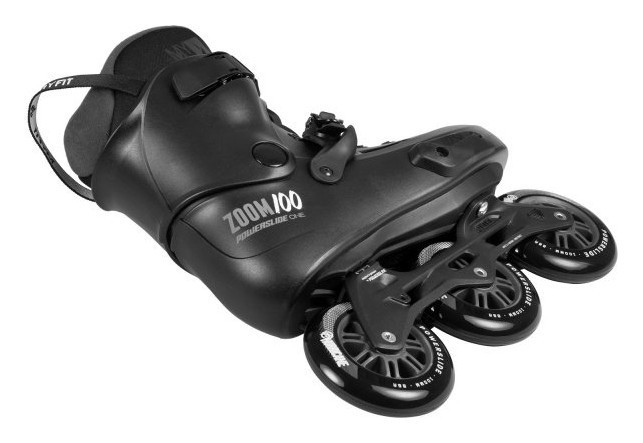 Фріскейт ролики POWERSLIDE ( 908336 ) Zoom Pro Black 100 2025, укр, укр