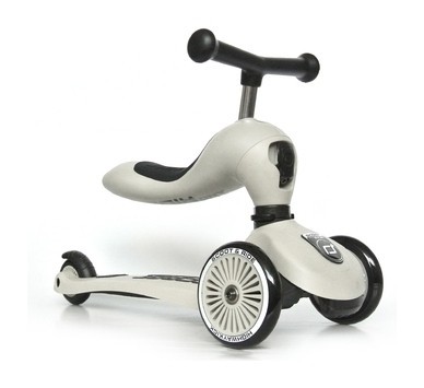 Самокат Scoot and Ride Highwaykick-1, світло-сірий, укр, укр