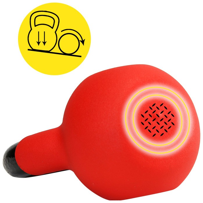 Гиря металлическая Cornix 8 кг с виниловым покрытием XR-0436 Red/Black
