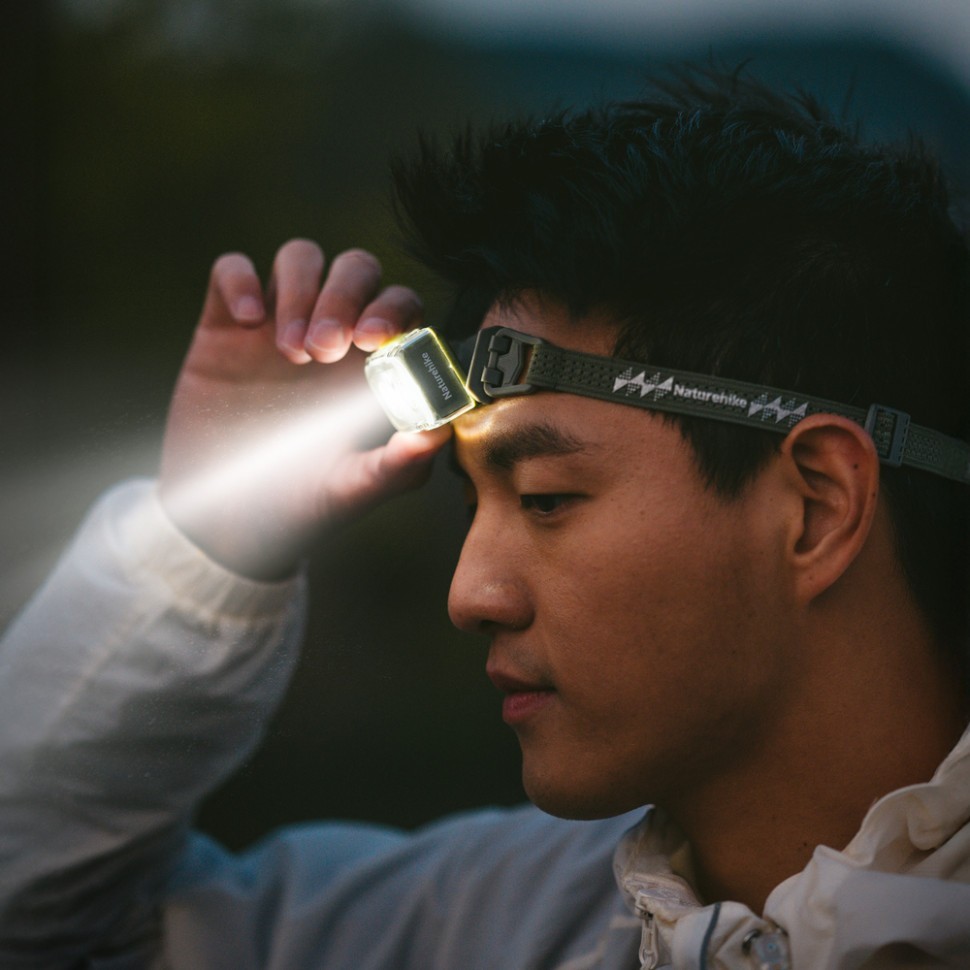 Фонарь налобный Naturehike CNK2550ZM011, зеленый