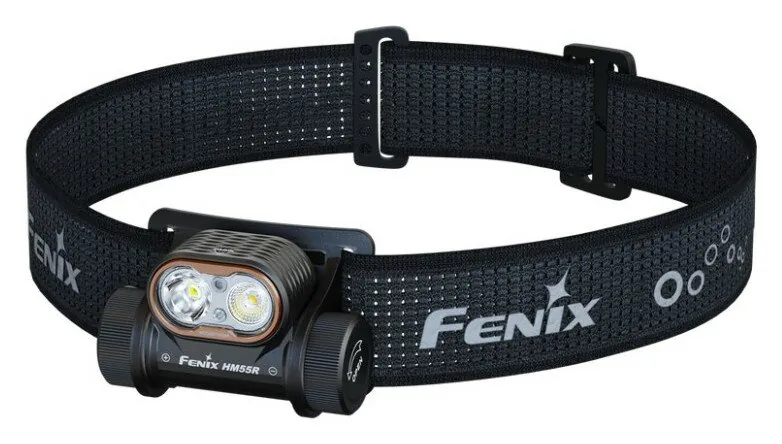 Ліхтар налобний Fenix HM55R, чорний (FNR_HM55Rblc)