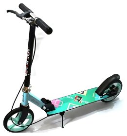 Самокат Bavar Sport с дисковым тормозом, бирюзовый.