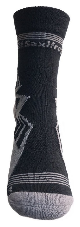 Носки для туризму Saxifraga FOOTER 35-38 Black/grey (SOSK21U1U)