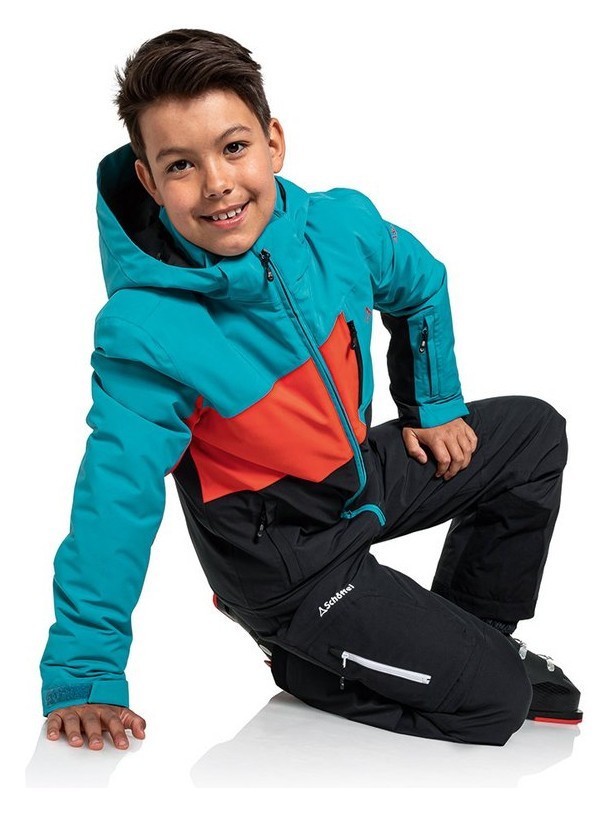Куртка утепленная для подростков Schoeffel SKI JACKET WANNENKOPF B 128 Eastern blue 7345 (10-40109-WRH)