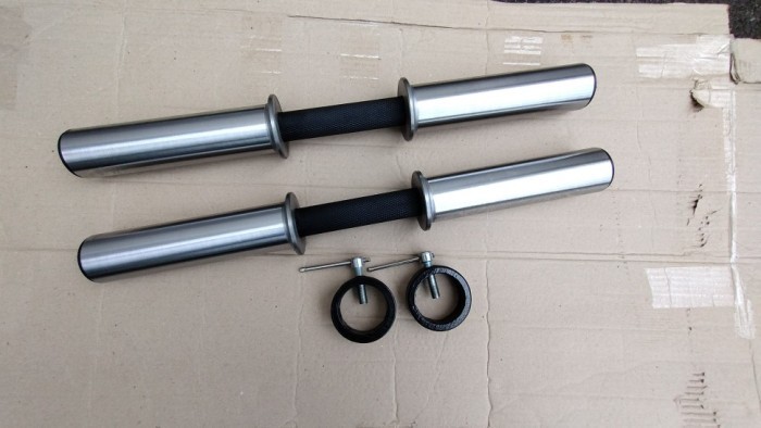 Гантелі гумові олімпійські RN-Sport на 51 кг, укр, укр