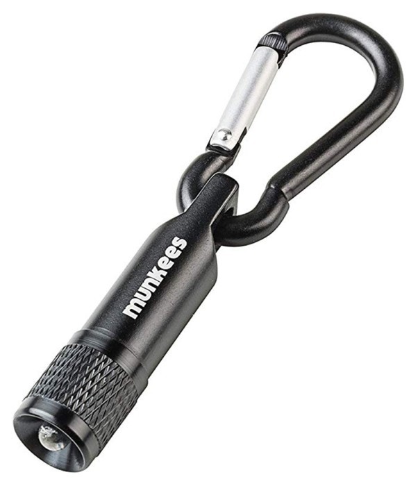 Munkees 1076 брелок-фонарик LED with Carabiner black, укр, укр