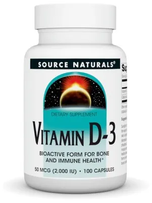 Vitamin D-3 2000 IU - 100 caps