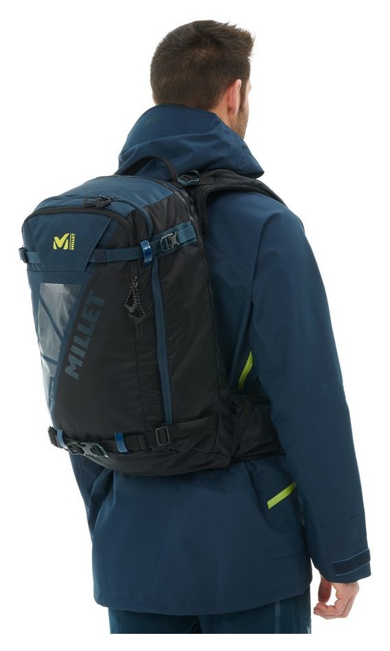 Рюкзак лавинный Millet NEO 30 ARS в комплекте с картриджами 30 L Orion blue/wild lime (MIS2143-WRH)