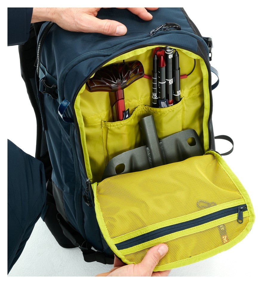 Рюкзак лавинный Millet NEO 30 ARS в комплекте с картриджами 30 L Orion blue/wild lime (MIS2143-WRH)