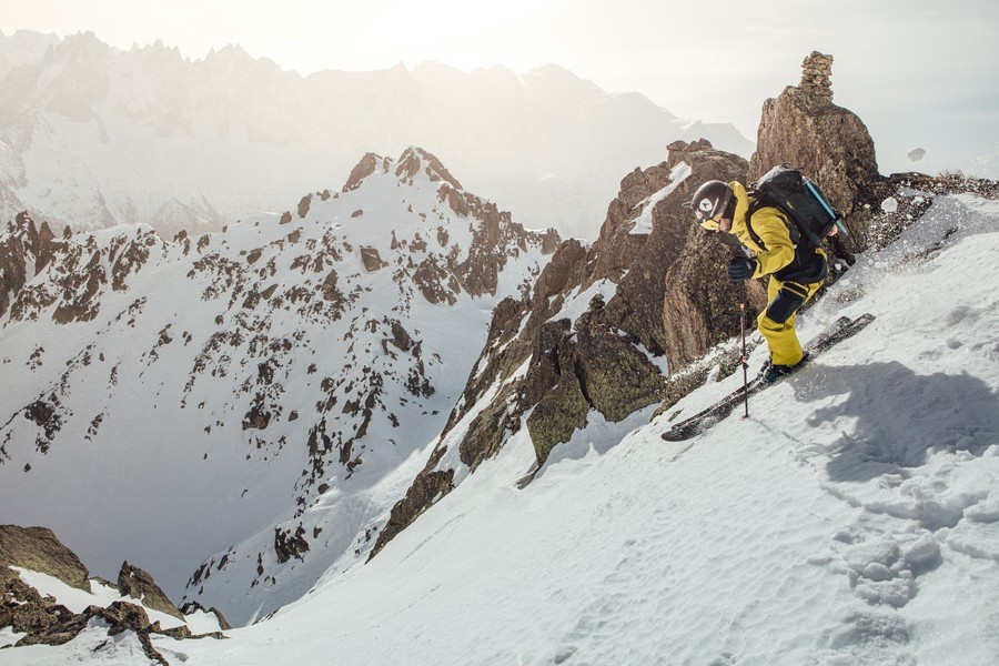 Рюкзак лавинный Millet NEO 30 ARS в комплекте с картриджами 30 L Orion blue/wild lime (MIS2143-WRH)