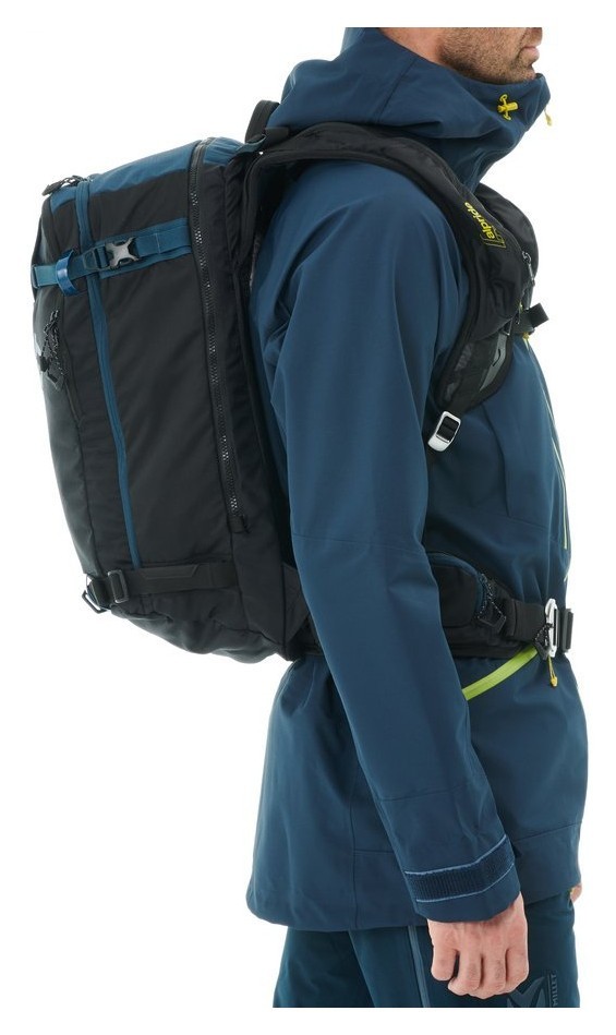 Рюкзак лавинный Millet NEO 30 ARS в комплекте с картриджами 30 L Orion blue/wild lime (MIS2143-WRH)