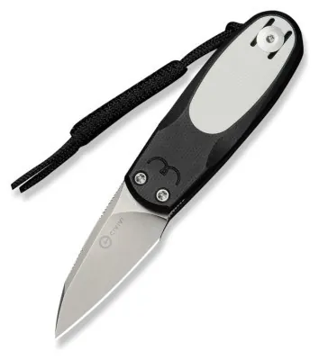 Нож складной карманный Civivi Purr, (4.65 см) Nitro-V / G10 черный/белый