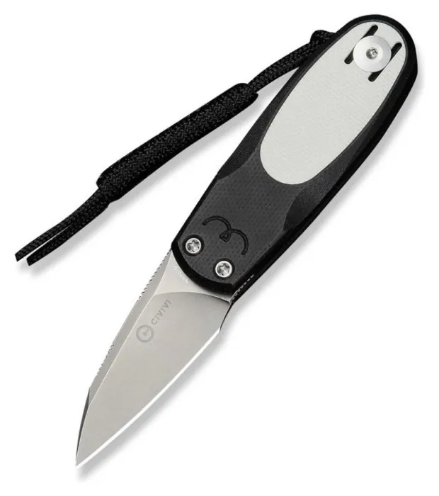 Нож складной карманный Civivi Purr, (4.65 см) Nitro-V / G10 черный/белый