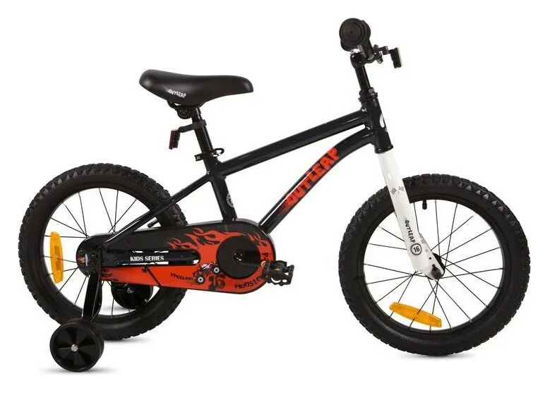 Велосипед Outleap Monster Speed 16" Black Red (Чорно-червоний)
