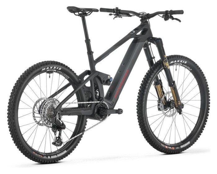 Електровелосипед MONDRAKER DUNE RR Carbon 29/27.5'' 170mm, 400Wh Bosch SX, Black/Grey/Red, L