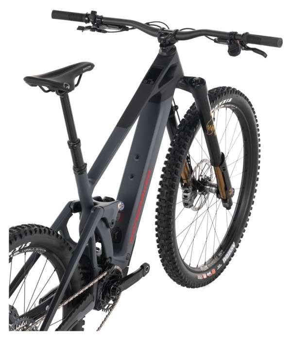 Електровелосипед MONDRAKER DUNE RR Carbon 29/27.5'' 170mm, 400Wh Bosch SX, Black/Grey/Red, L